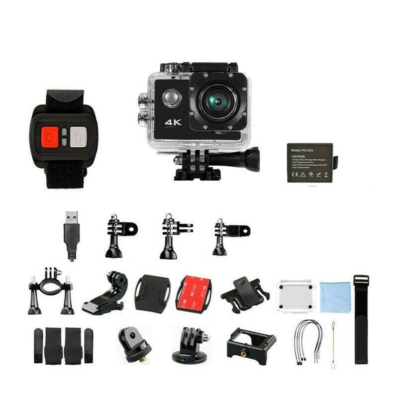 Motorcycle Helmet Sports Action Camera 4K DV Camcorder Full 1080p Video Recorder