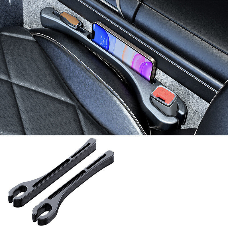 2Pcs Car for Seat Gap Filler Side Seam Plug StripLeak-proof Filling for Seat Gap Black