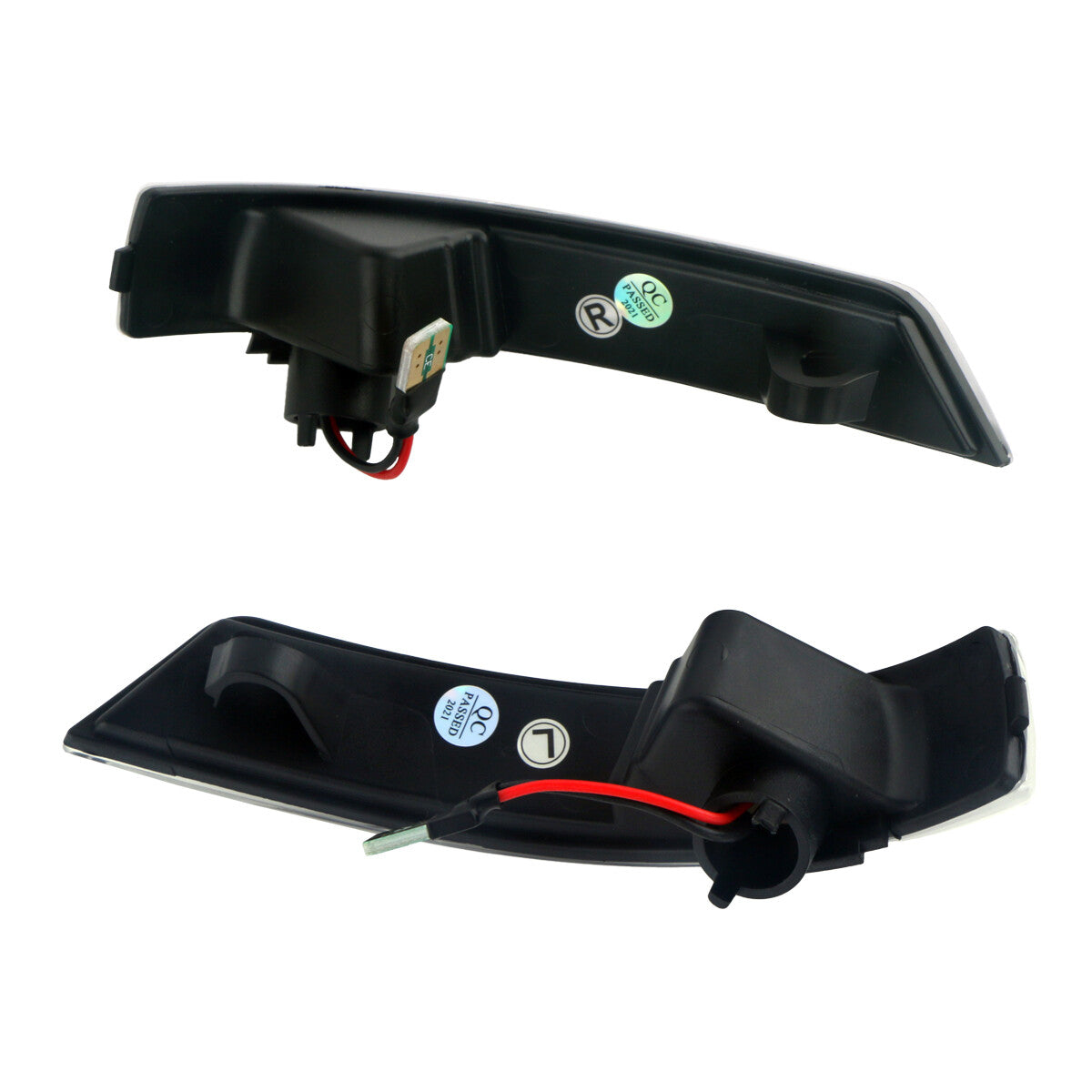 Dynamic mirrored turn signal indicator smoked lens for Ford Focus 2008 - 2016