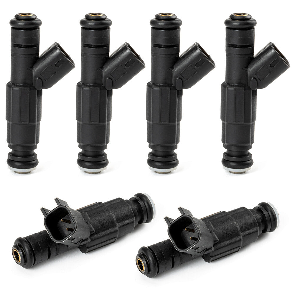 6PCS Fuel Injectors 0280155923 for Jeep Grand Cherokee WJ 1999-2004 4.0L 4-Hole