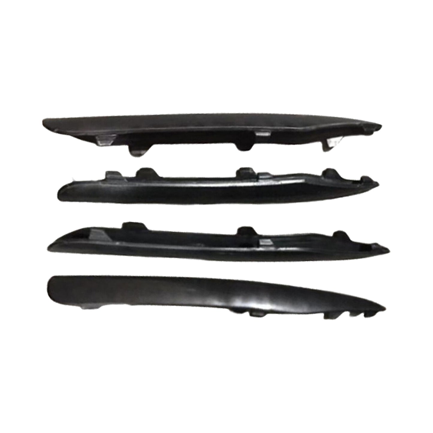 4PCS Front Bumper Grille Trim Black for Porsche for Panamera 970 10-13