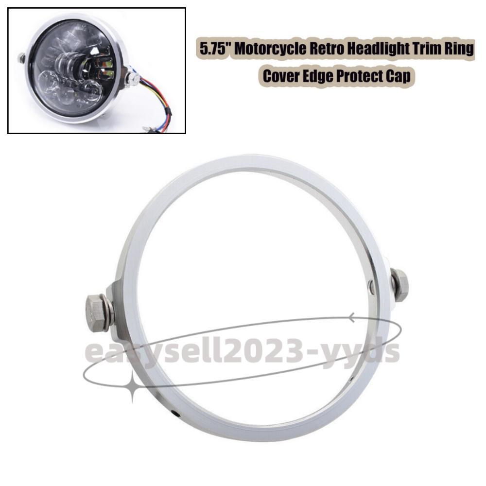 Motorcycle Univresal 5.75 LED Headlight Round Mounting Bracket Ring for Harley