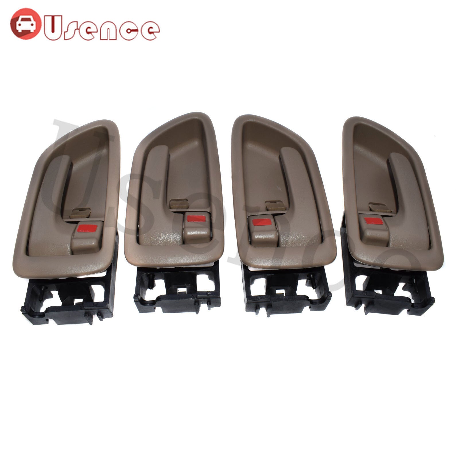 4Pcs Inside Door Handles Front Rear Left Right For 01-07 Sequoia 04-06 Tundra