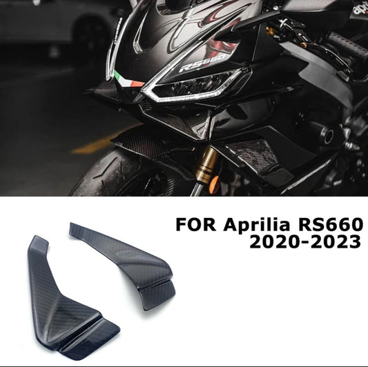 For RS660 Front Lip Wind Wing Cover Cone Fairing 100% Full Carbon Fiber