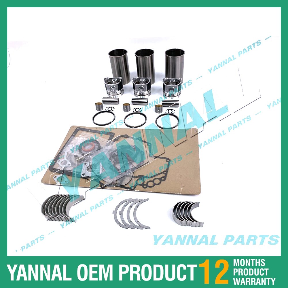 3TNV80 Overhaul and Rebuild Kit with Complete Shim and Bearing Kit for Yanmar Engines