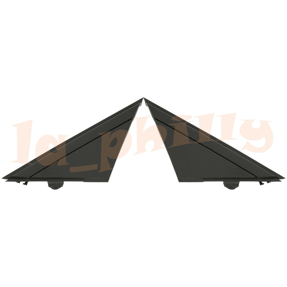 Pair Front Left Right View Mirror Triangle Plate Trim Fits 2012-2019 for FIAT 500