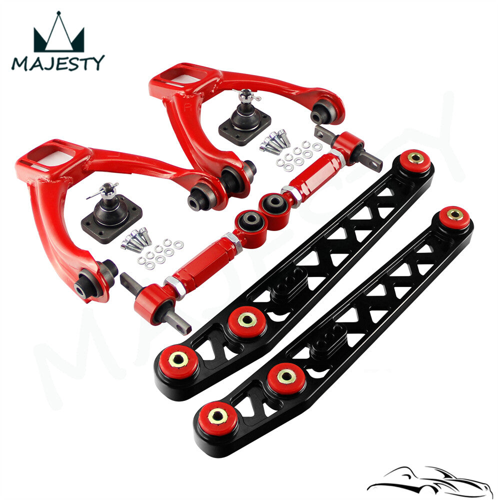 Lower Control Arm LCA+Front Upper+ Rear Camber Kit For 96-00 for Honda for Civic EK BK