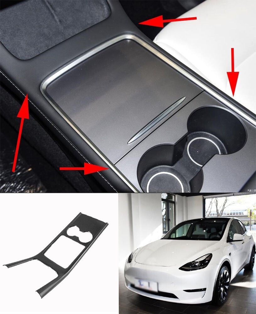ABS Central Control Mode Panel Cover Parts for Tesla for Model Y 23 Car Accessories