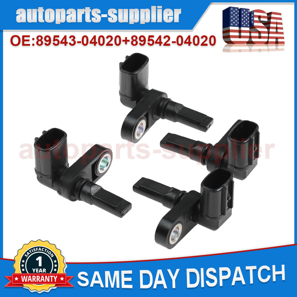 4-piece front and rear ABS wheel speed sensor kit suitable for Toyota 4Runner Tacoma and for Lexus GX460