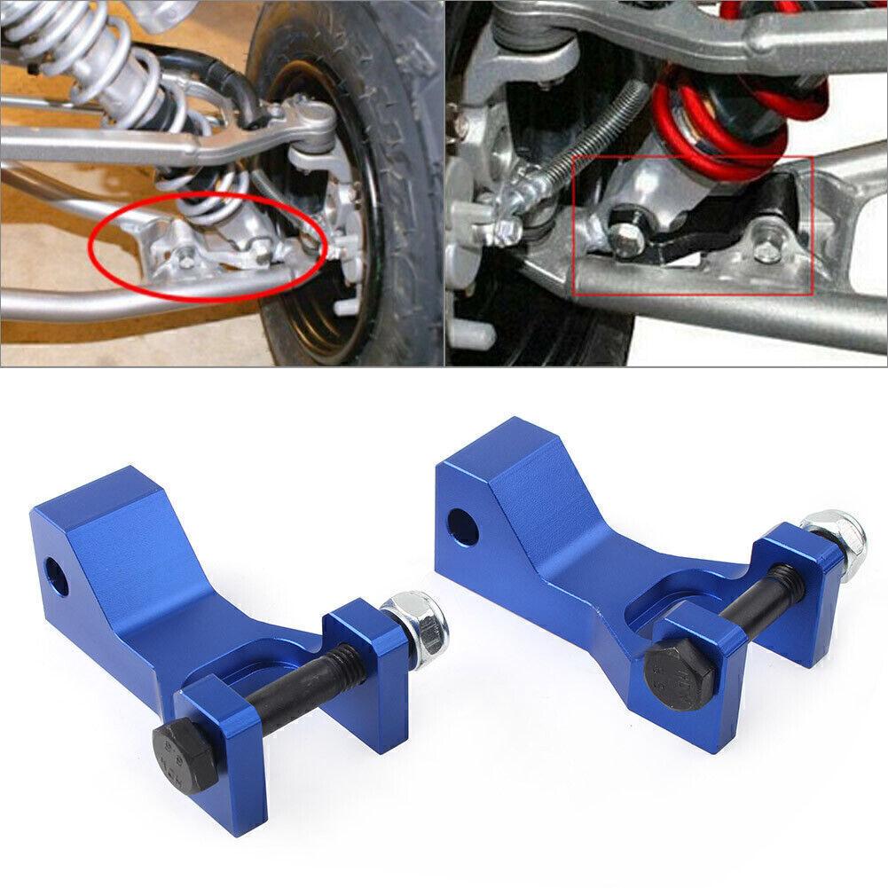 2pcs Front Lowering Kit Aluminum Blue for Yamaha 700 350 660R ATV