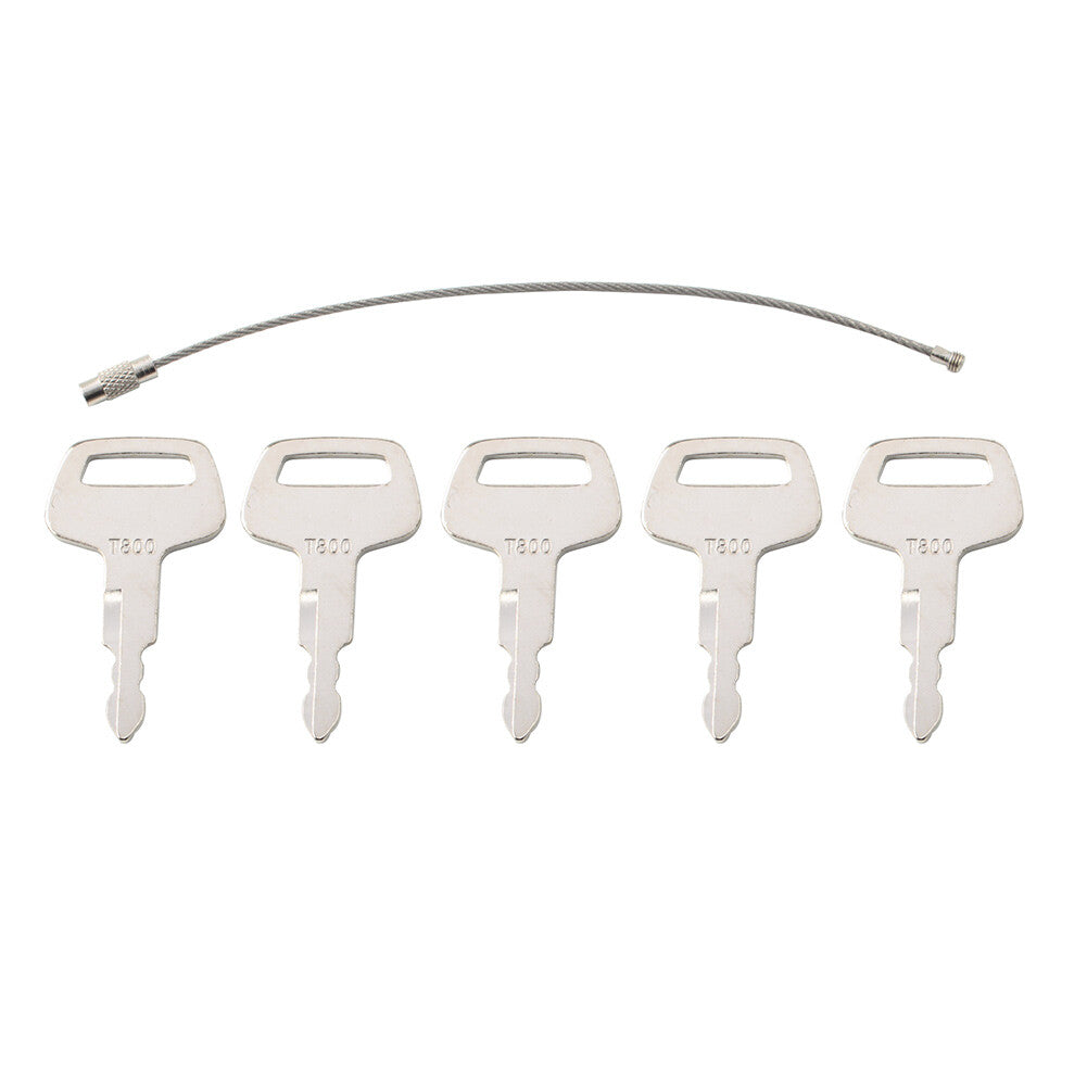 T800 Ignition Keys ELI80-0110 For TCM Heavy Equipment Loader Wheel Loader 5Pcs