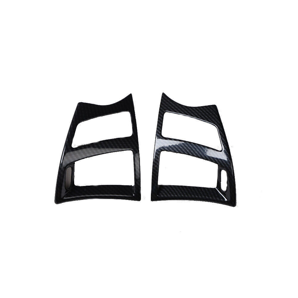 A Post Air Outlet Vent Cover Trim Fit for Cadillac SRX 10-15 Black Carbon Fiber