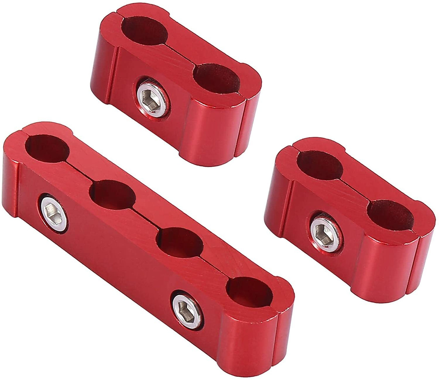 12-Piece Spark Plug Wire Separator Divider 8mm 9mm 10mm for Racing (Red)