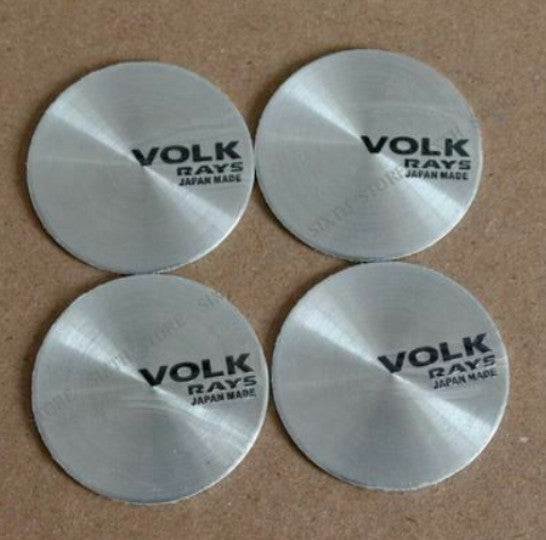 8 sets of for Alfa Romeo silver wheel center cover rear steering wheel badges