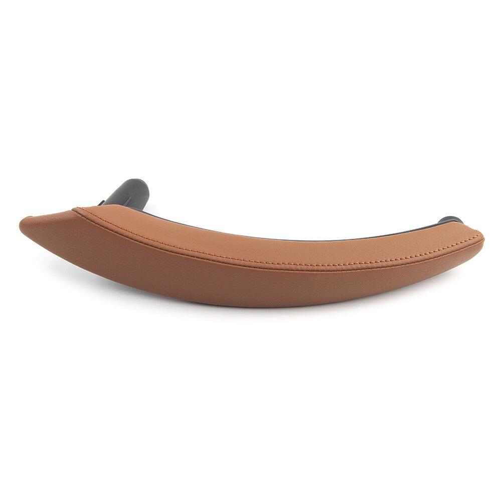 Door Trim Pull Handle Left Side Real Leather for BMW X5 X6 E70 Yellow brown