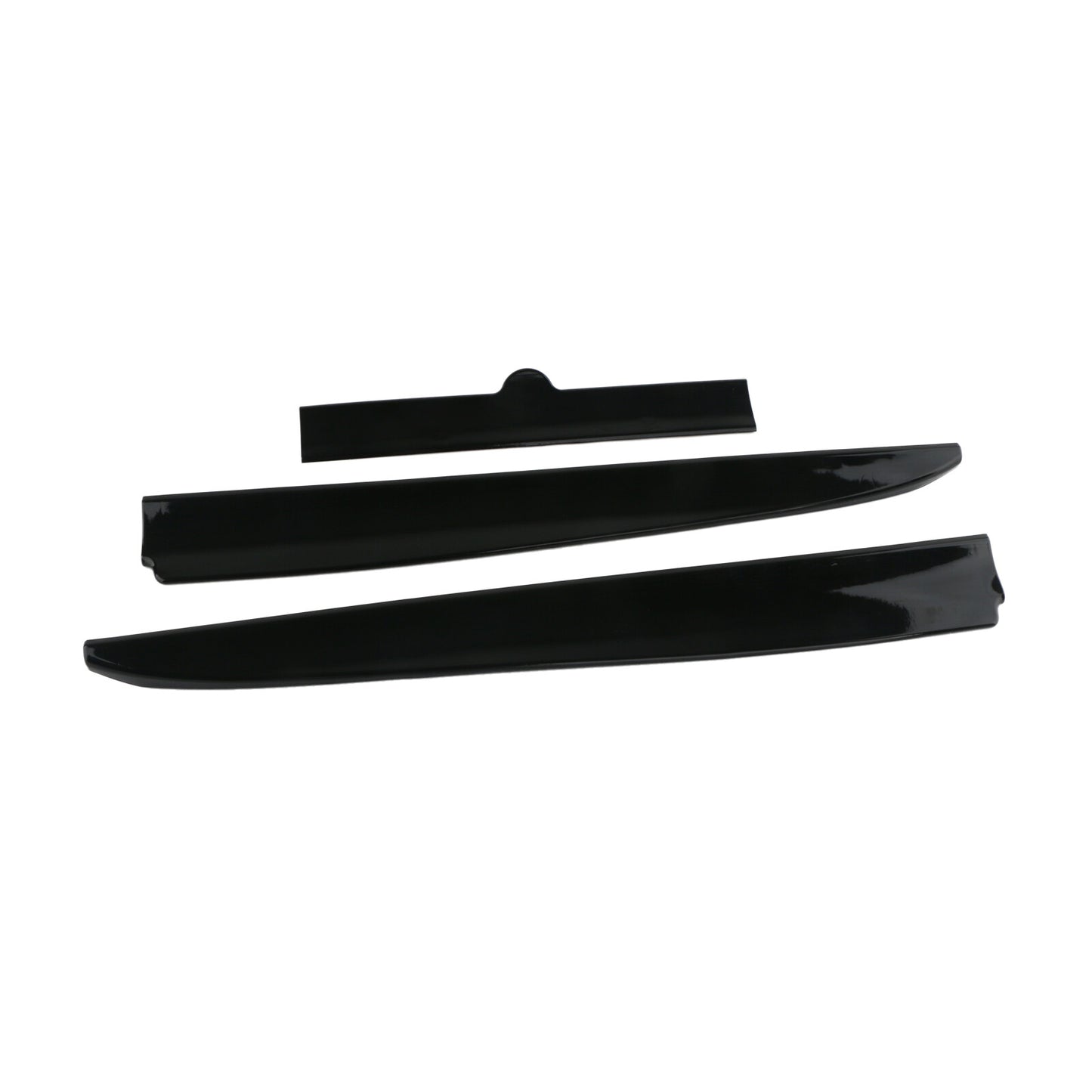 Black universal adjustable trunk lip boiler roof tailgate suitable for cars and sedans