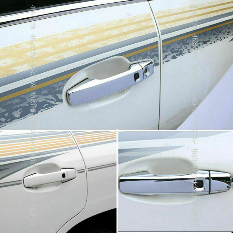 for Land Cruiser LC200 FJ200 2008-2015 Chrome External Door Handle Cover Trim 8X