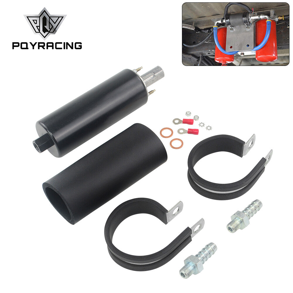 High Flow Pressure Fuel Pump GSL392 External Inline 255LPH 3/8 Fitting Mount Kit