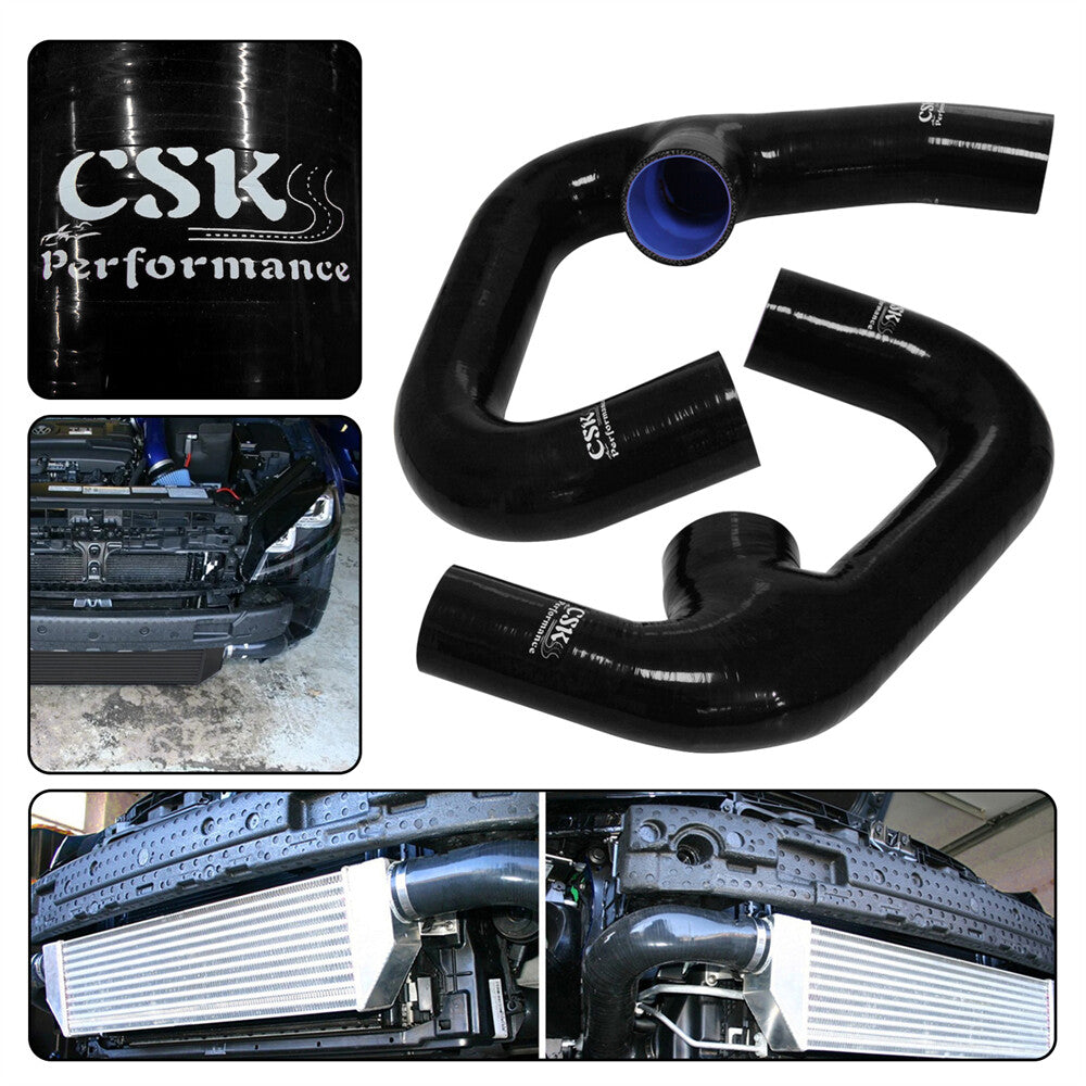 for VW for Golf R GTI MK7 2.0T for Audi S3 8V Upgrade Intercooler Intake Pipe Hose 2Pcs