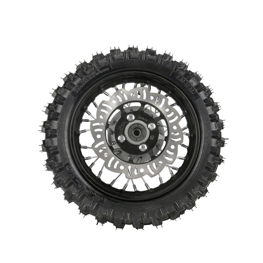 10-inch front wheel, 2.50-10 tire, rim, disc brakes, suitable for Dirt Pit bicycles, for Honda CRF50 Apollo