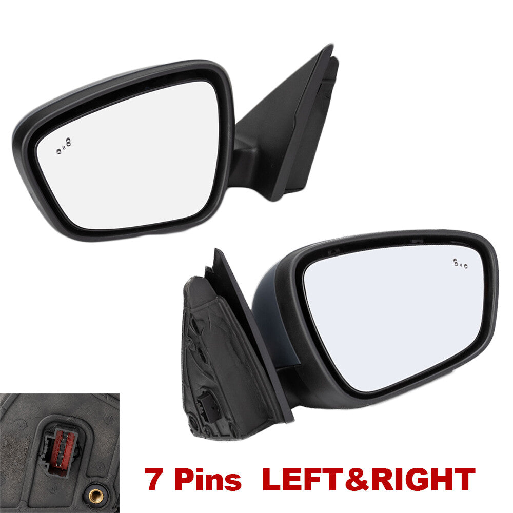 2pcs Left + Right Side Mirror With Blind Spot / Heat Fits for Ford Escape 2020-2023