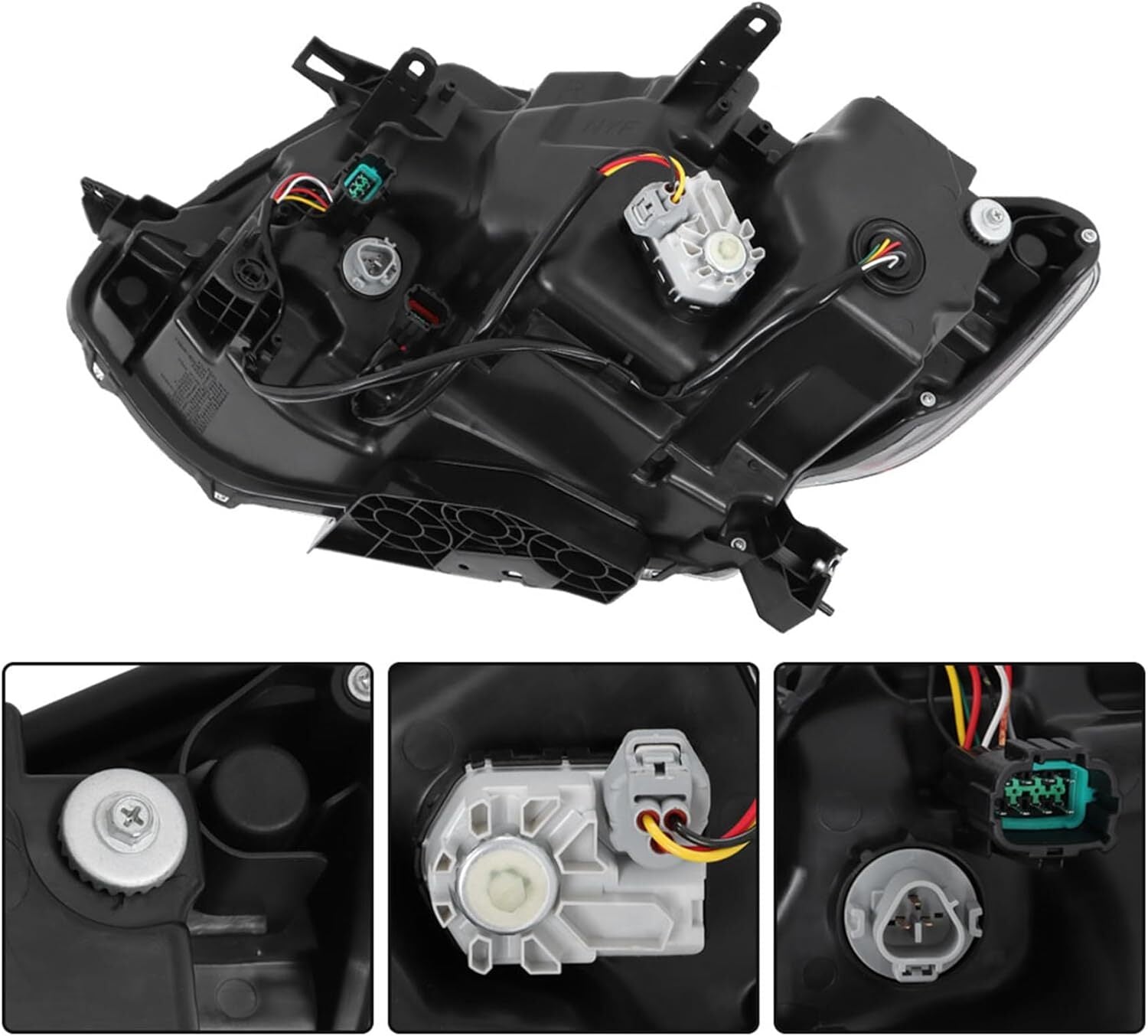 26010-4BA5A LED Projector Headlight Assy RH Passenger for Nissan Rogue 2014~2016