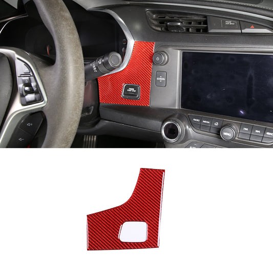 Matte black cup holder panel cover decoration suitable for Jaguar for F-Type 2013-2024