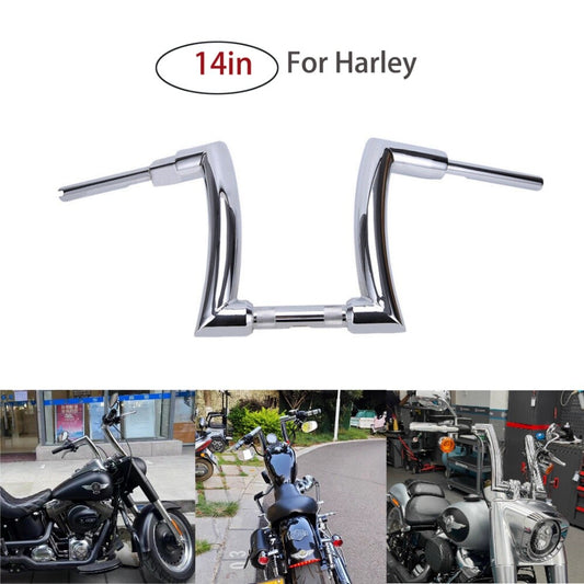 14 Rise 2 Ape Hanger Bar Handlebar Chrome for Harley Touring Sportster XL