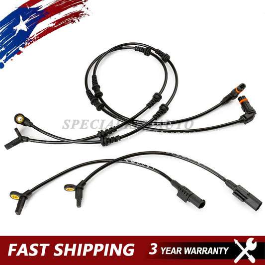 4 x For 06 2007-2011 for Mercedes-Benz ML350 R350 Front Rear ABS Wheel Speed Sensor