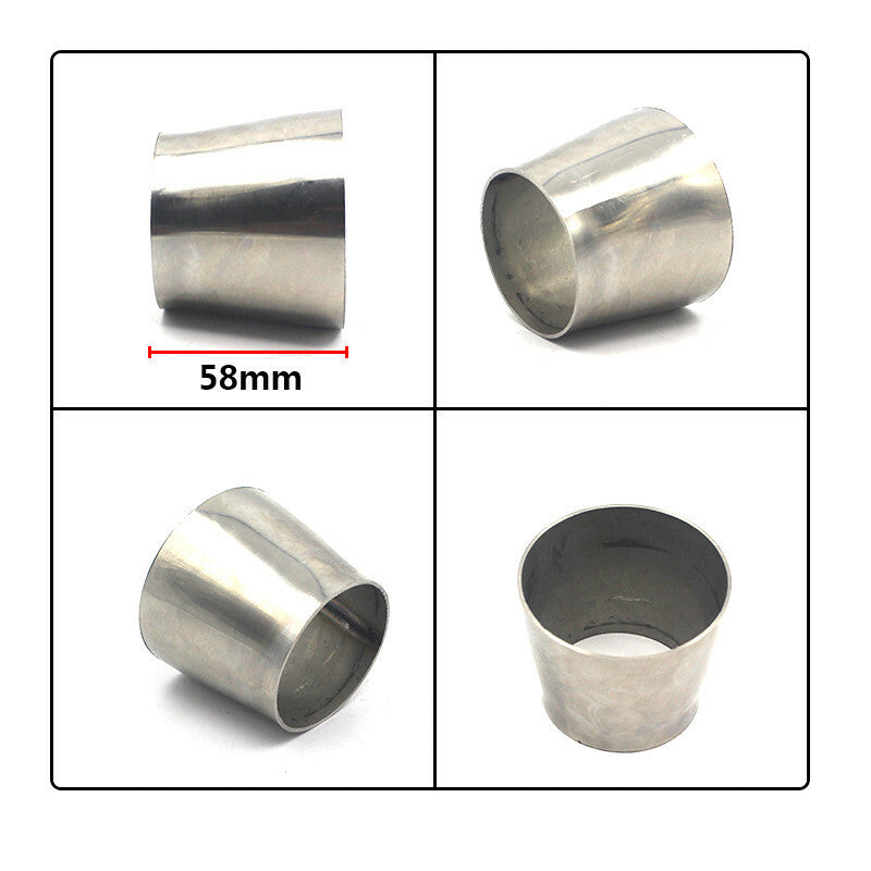 2.5-inch to 3-inch OD Stainless Steel Exhaust Concentric Gearbox Conical Converter Adapter