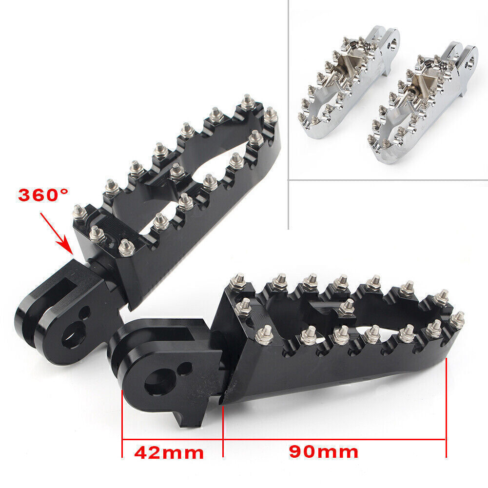 For Thunderbird/Adventurer/Legend/ Bonnevill T100 2x Foot Peg Footrest