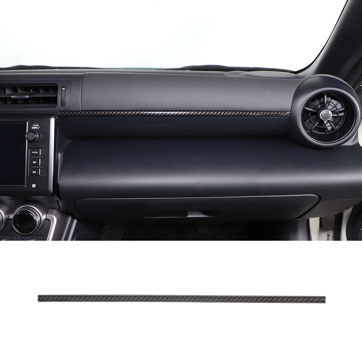 4-Piece Red Air Conditioning Ring Trim for Range Rover Sport 2014-2017 USA