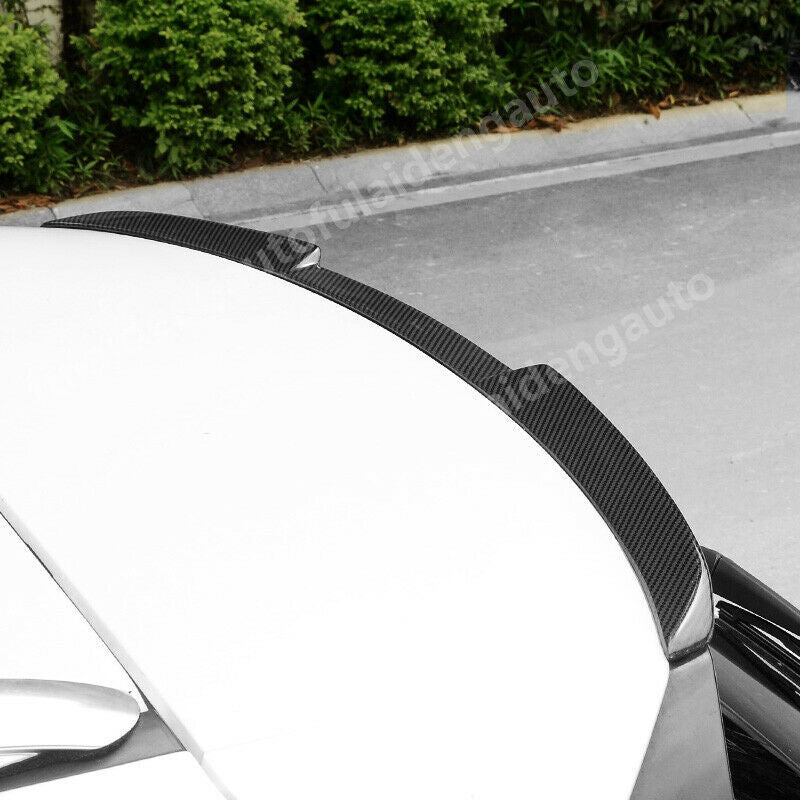 for LEXUS NX200t NX300h 300 2015-2020 Carbon Fiber Rear Trunk Roof Wing Spoiler