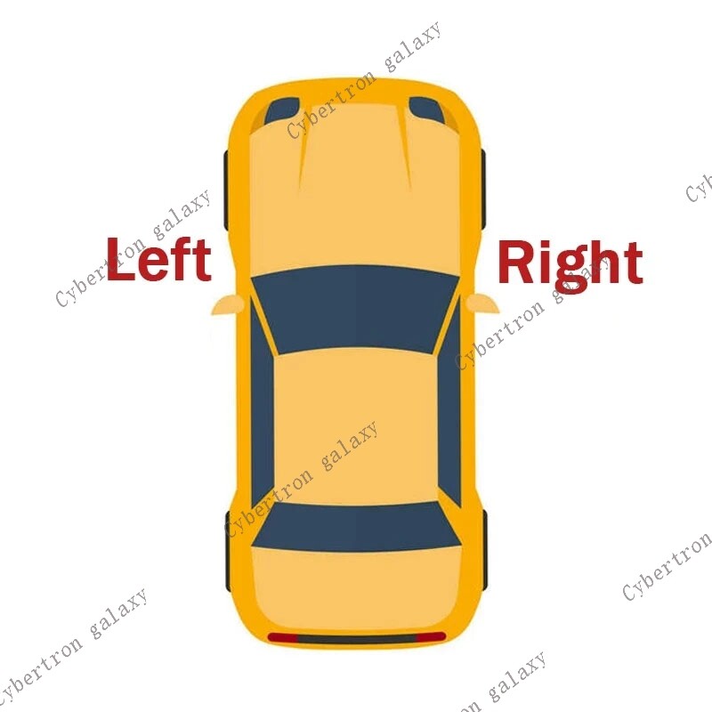 LHRH front fog light grille covers for Hyundai for Genesis Coupe 2013 - 2016