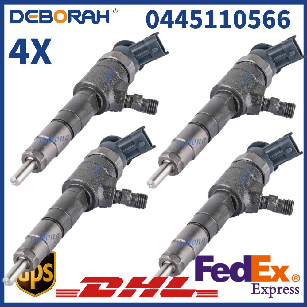 4PCS 0445110566 Injection nozzle injector 9802776680 for Peugeot for Citroen for Ford