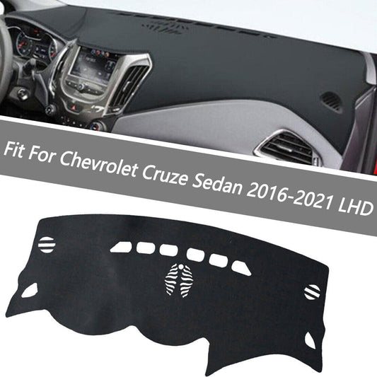 PU leather Dashboard Dash Mat Non-slip DashMat Pad for Chevrolet for Cruze 16-2021