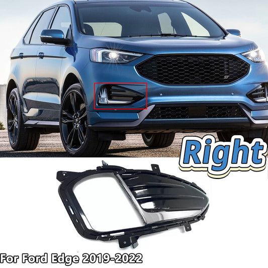 Right Front Driver Side Bumper Fog Light Cover Bezel for Ford Edge 2019-2022