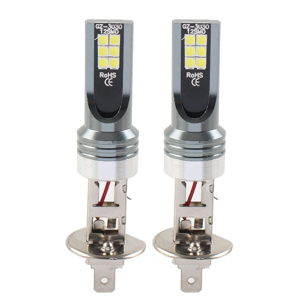 H1 LED Super Bright Headlight High Low Beam Fog Driving Bulbs White Light Lamp