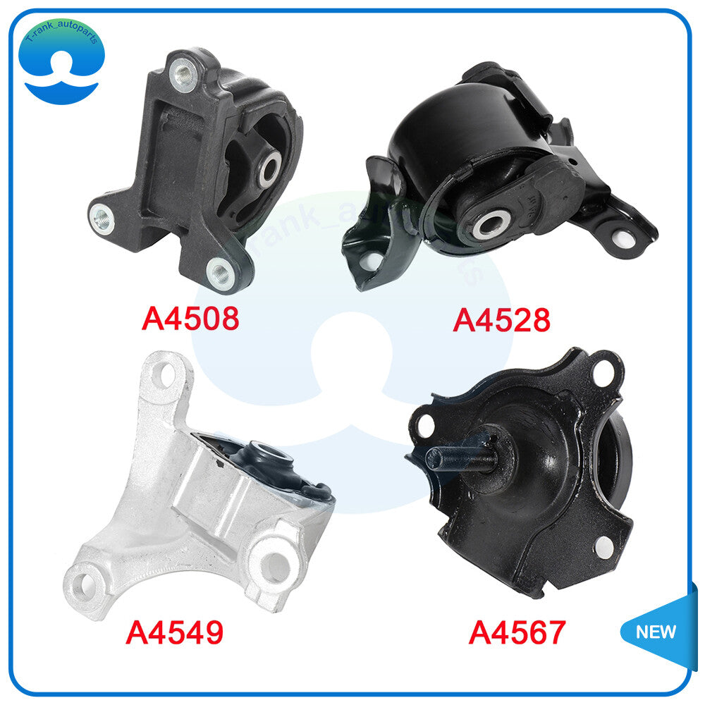 4PC Engine Motor  Transmission Mounts Fit for 2002-2006 for Acura RSX A4549