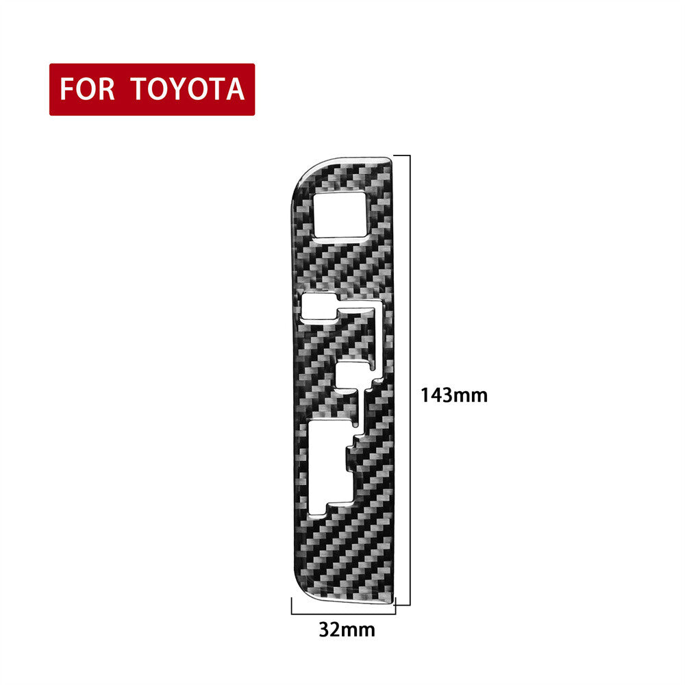 Carbon Fiber Console Gear Shift Indicator Trim Kit for T@yota Highlander 2014-19