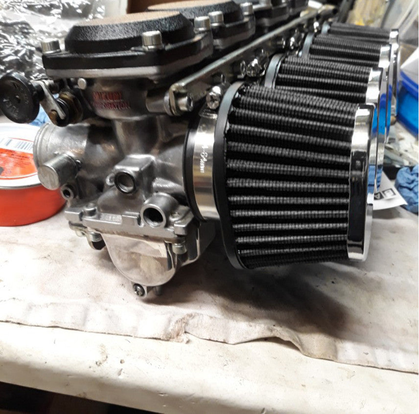 Automotive cold air intake filter, turbine vent breather, high-flow cone filter, 2-inch/51mm