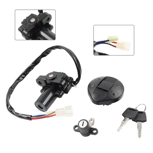 Ignition Switch Fuel Gas Cap for Seat Lock Key for Yamaha XT660R XT660X 04-2011/14