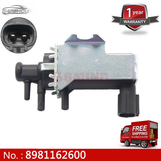 8981162600 is a solenoid valve for the vacuum pump of the new for Isuzu K4J1 engine.