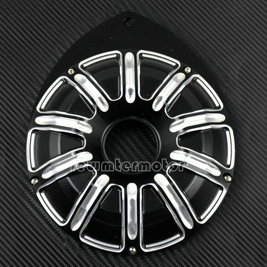 Motorcycle CNC Left Hand Engine Ignition Cover Fit For Indian Scout 15-up Black