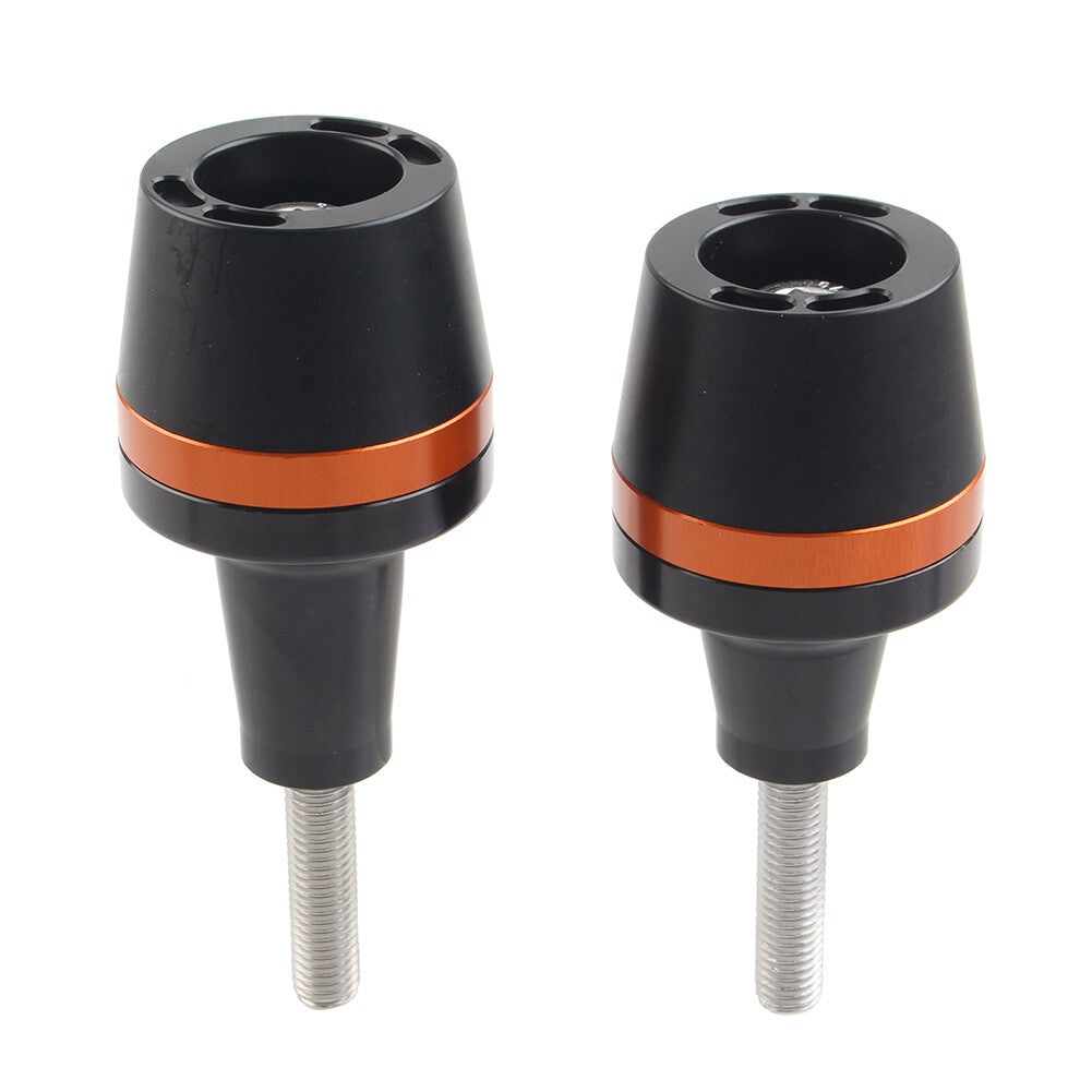 for Yamaha for Suzuki for Honda for Kawasaki Universal Frame Sliders Crash Protector Orange