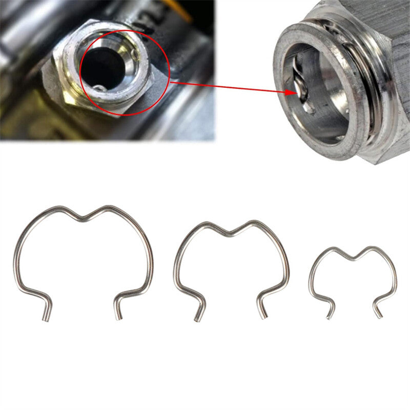 18pcs Quick Connector Clip 6-3/8 1/2 5/8 Transmission Oil Cooler Line Clips