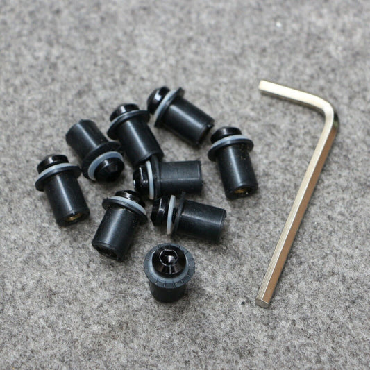 10PCS Windscreen Windshield Bolt Screw Kit Fit for DUCATI 916/996/1299/1200/1098
