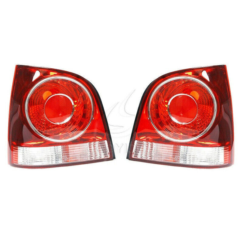 for Volkswagen Polo 2006-2010 Left Right Rear Tail Light Tail Lamp shell 2PC