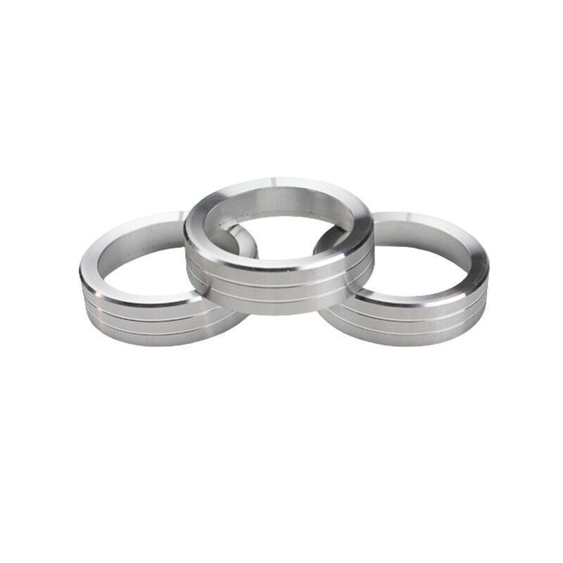 Console AC Switch Control Button Ring Trim for Kia K3 2014-2018 Silver Aluminum