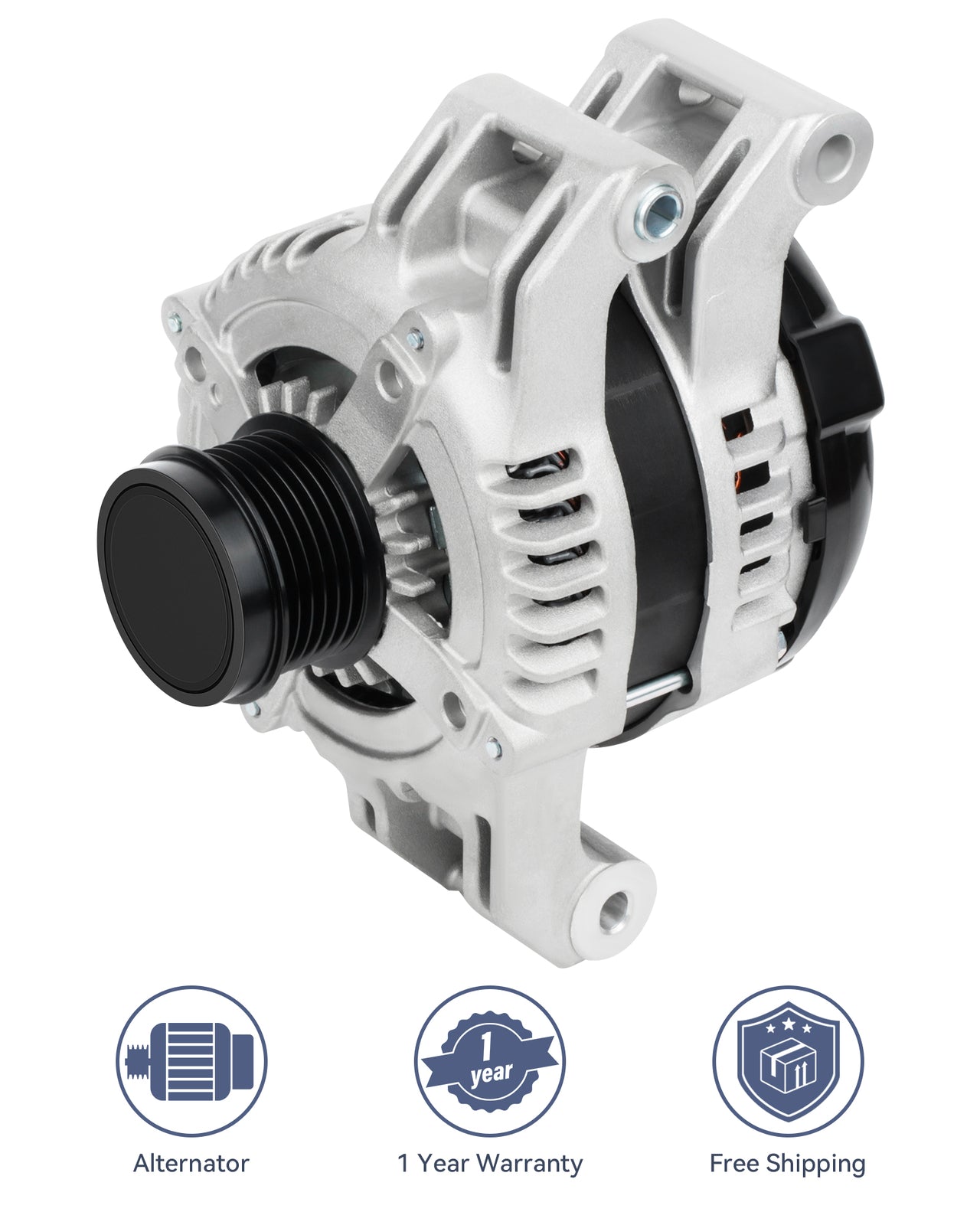 New Silver Alternator AND0578 Fit for 2011-2018 for Jeep Grand Cherokee 36L V6